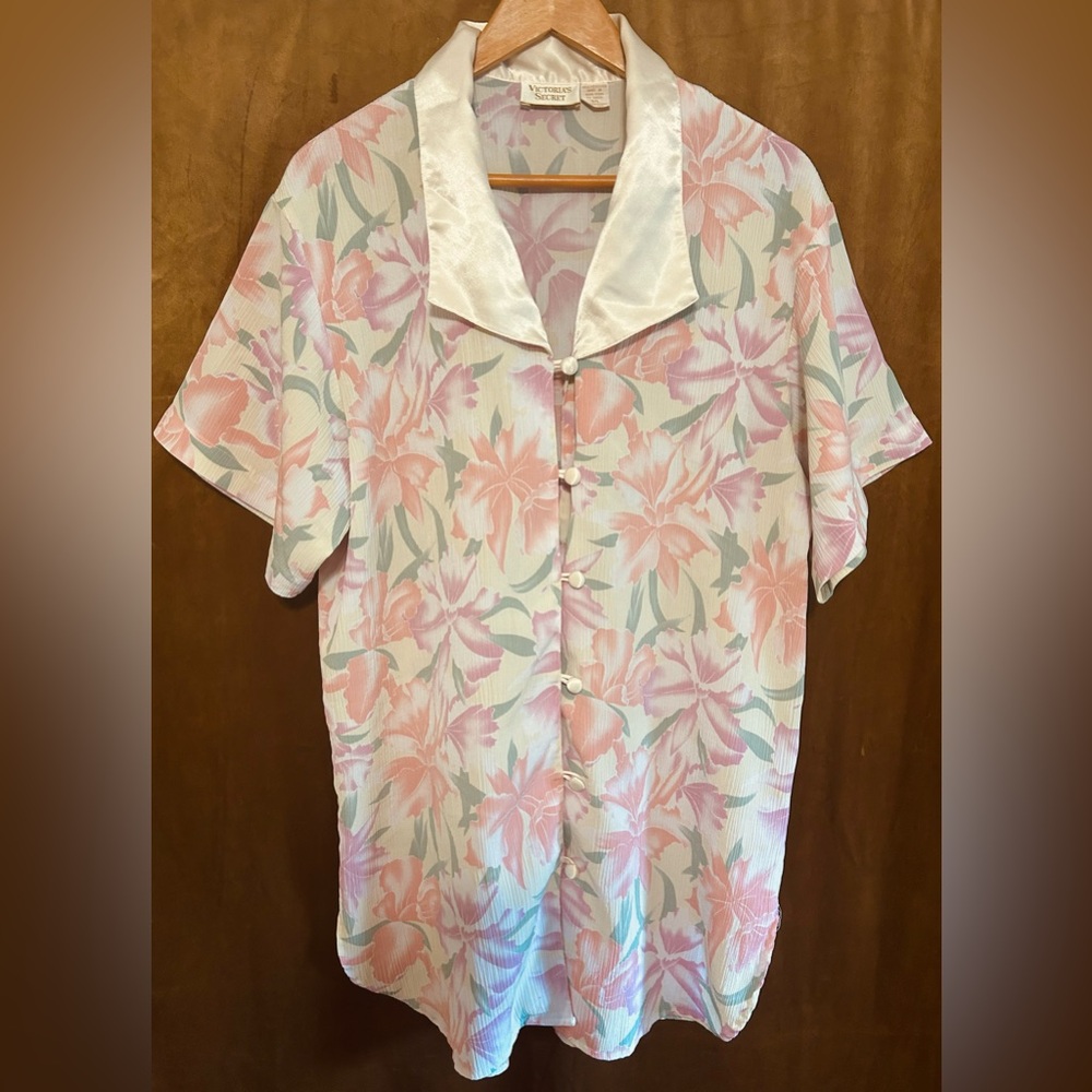 Vintage Victoria’s Secret Gold Label Floral Nightie